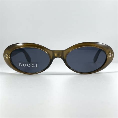 gucci 2413|GUCCI Acetate Oval Sunglasses GG2413/N/S Black.